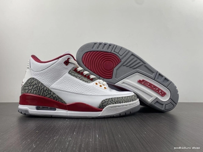 Jordan 3 Red Retro Cardinal CT8532-126 0705